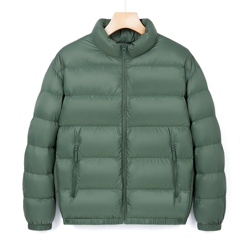 2024 новый модный свободный модный пуховик для мужчин осенью и зимой прилив повседневный воротник пуховик для мужчин теплый плюс