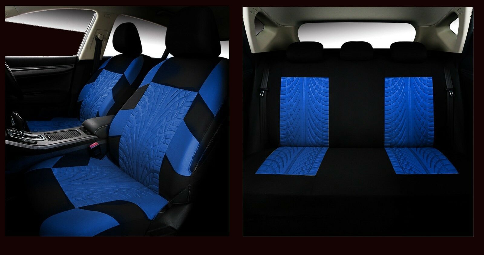 Universal Five-Seater Comfortable Polyester Fiber Car Seat Cover Press-Fit Model, Car Interior Accessories for Export