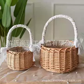 植物工艺品;收纳篮/筐;女士手提包