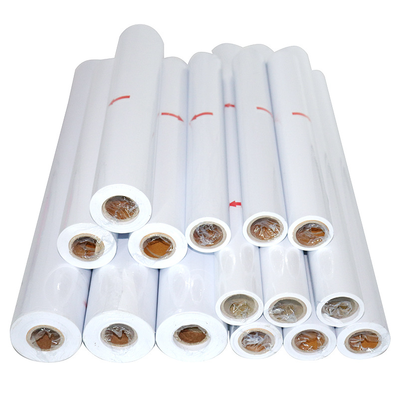 Fábrica al por mayor tablero de dibujo para niños rollo de papel de pintura al por mayor 70g papel de pintura 44*10 M 25 m papel de rollo de pintura