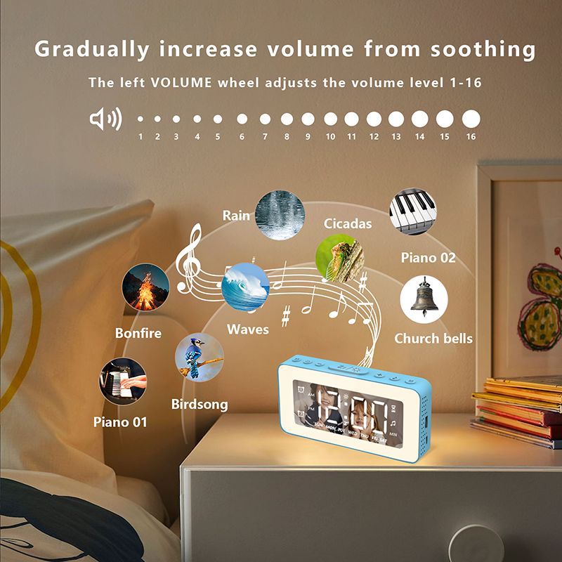 Directo de fábrica LED reloj electrónico niños estudiante de cabecera pequeño reloj de alarma reloj digital luminoso USB despertador