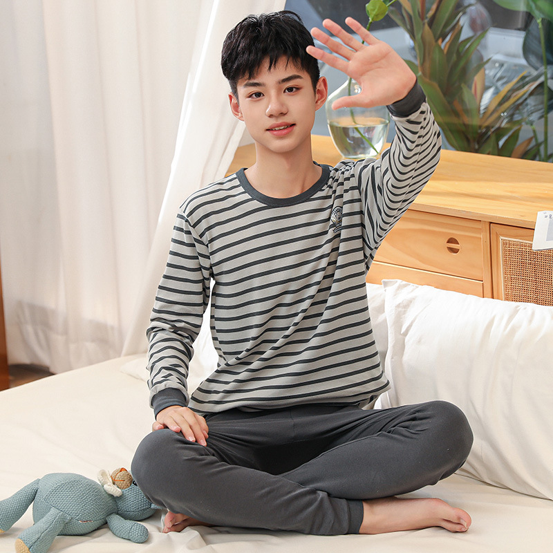 QY 그레이 스트라이프