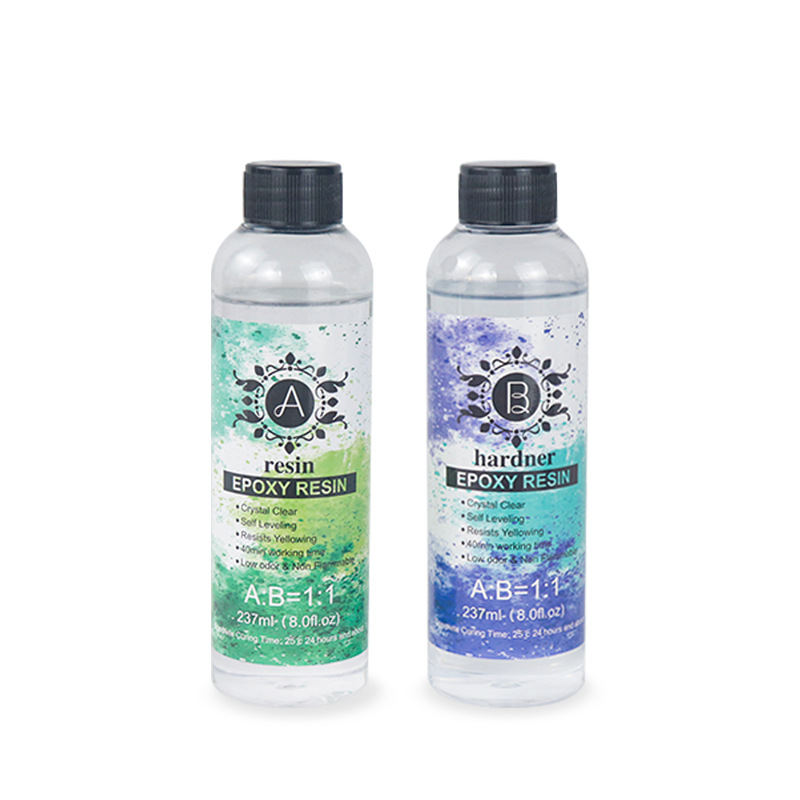 Resina epoxi transparente DIY 1:1 – material para joyería artesanal, cristal AB