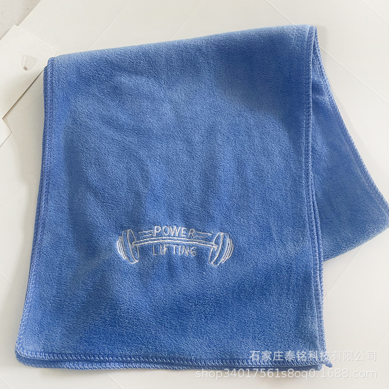 Blue dumbbells
