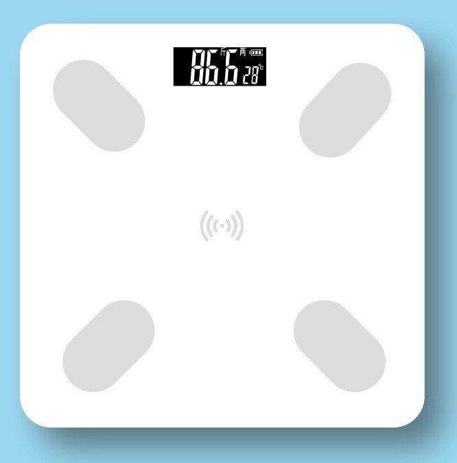 Escala inteligente, escala de salud, escala electrónica, escala doméstica pequeña de alta precisión, escala de carga Bluetooth, escala de grasa corporal al por mayor