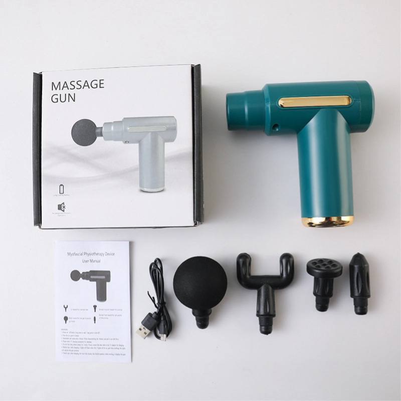 筋膜銃クロスボーダーアマゾン筋膜奪いミニ携帯フィットネス筋肉リラックス頚椎マッサージ器筋膜銃|undefined