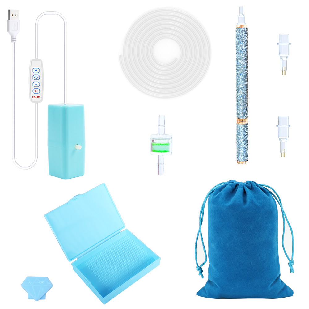 Pintura de diamantes nuevo bolígrafo de perforación de puntos eléctrico Amazon nuevo bolígrafo de succión al vacío broca de punto de succión herramienta de bricolaje