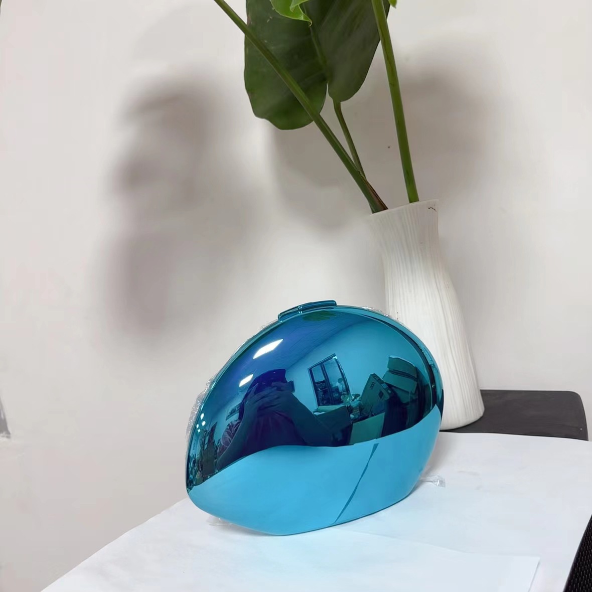 Bolsa de cena acrílica de venta transfronteriza de nicho de diseño especial bolsa de cena huevo de ganso hombro bolso de mano