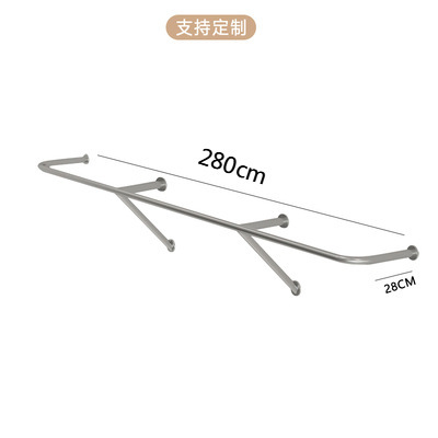스테인레스 스틸 와이어 드로잉 길이 280cm (경사지지)