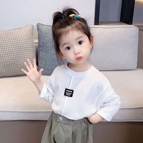 2024 Girls' Autumn/Winter Children's Korean Style Summer Long Sleeve Set for Girls and Boys Spring and Summer Fashion Stylish Two-Piece Set