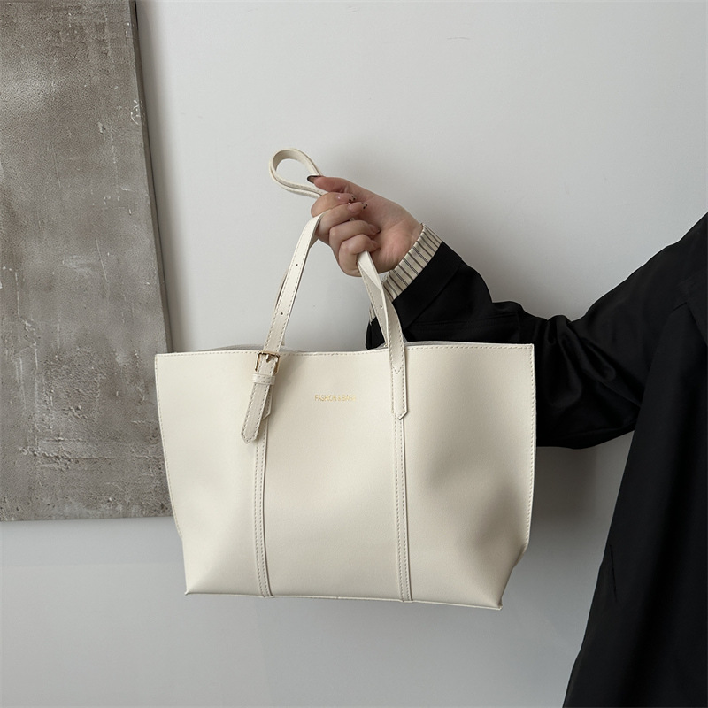 Bolso grande para mujer 2024 invierno nuevo estilo coreano de moda simple de gran capacidad Tott bolso casual estilo occidental bolso de hombro