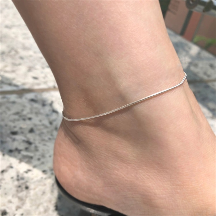 simple fashion anklet stainless steel anklet goldplated ankletpicture2