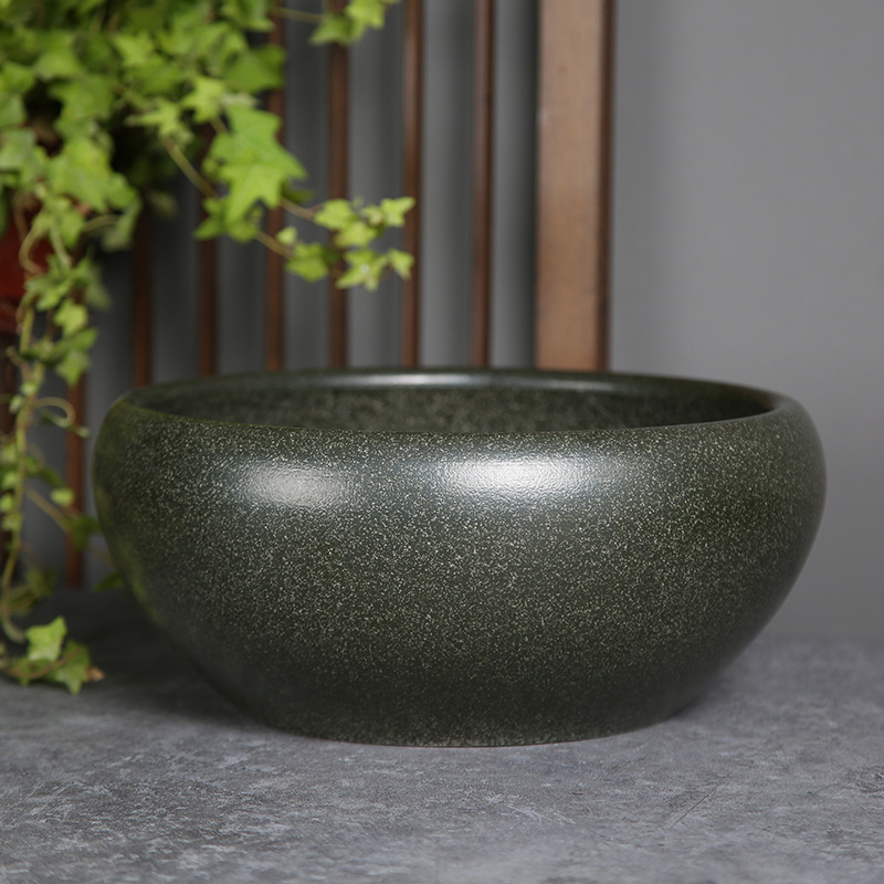 *金魚飼育用景徳鎮陶器大水槽、卸売亀鉢、水耕植物、睡蓮、蓮水槽、卓上飾り|undefined