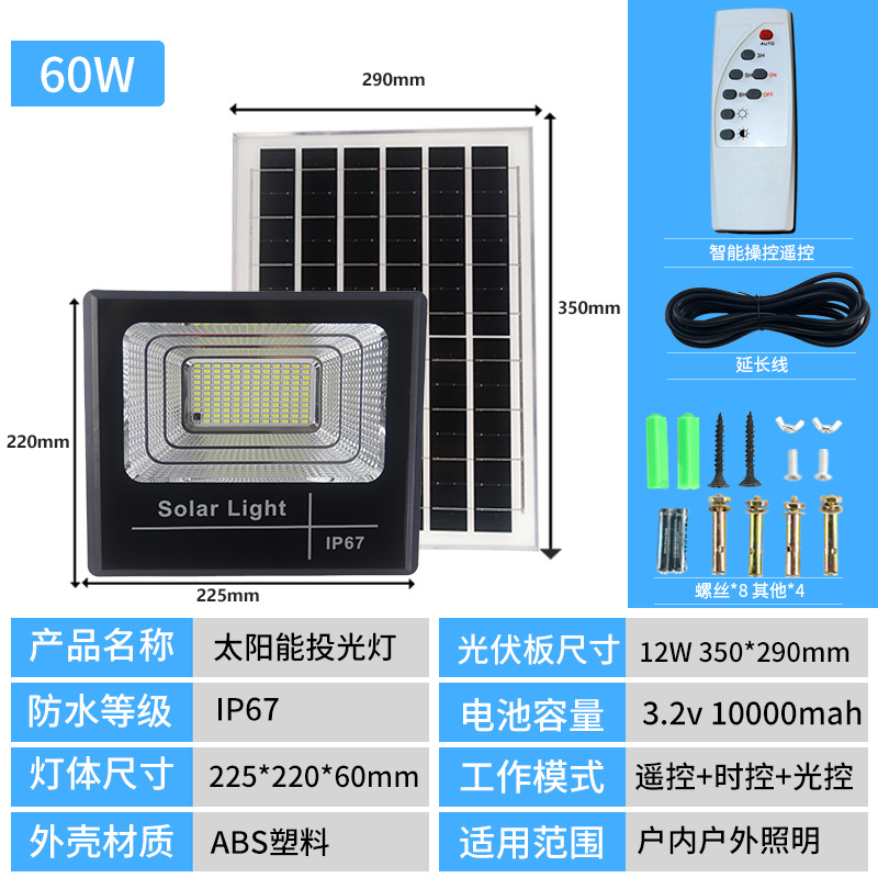 Luces de pared, luces de jardín, luces solares para exteriores, iluminación LED para interiores, reflectores solares, inteligentes, venta al por mayor transfronteriza