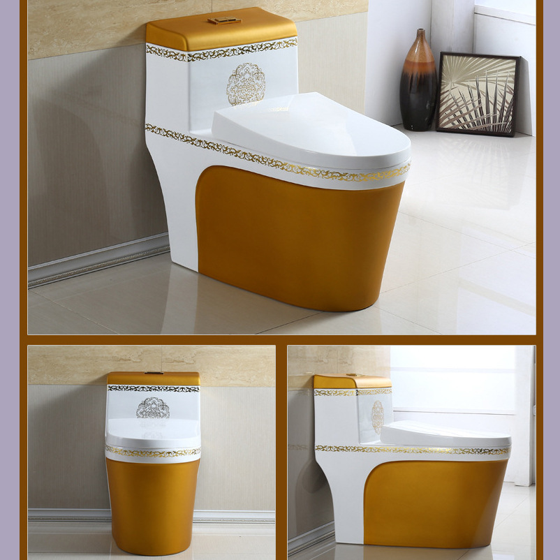 Nuevo color de inodoro rojo amarillo verde azul Rosa negro inodoro baño ingeniería image 4