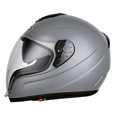Motorcycle Safety Helmet Flip-Up Helmet – Motosiklet kaskı (dəbilqə) - gray-m55-56cm