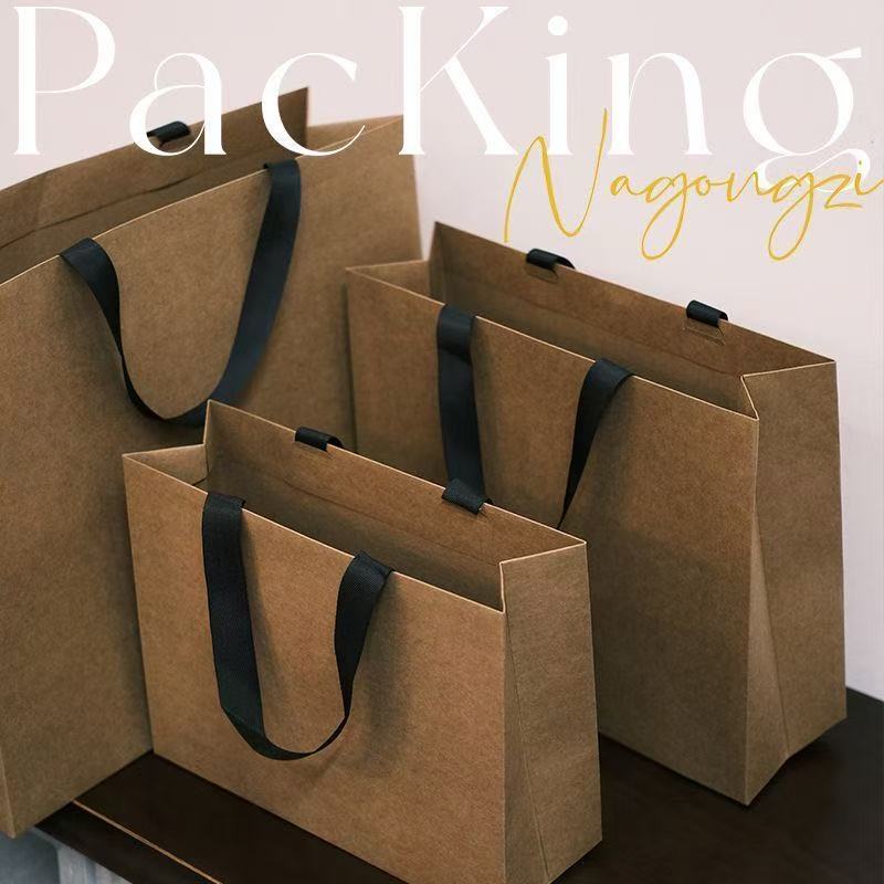 tienda de ropa bolsas de mano personalizadas de alto nivel lujo ligero estilo salón de belleza tienda de ropa de mujer bolsas de regalo bolsas de papel personalizadas logotipo impreso
