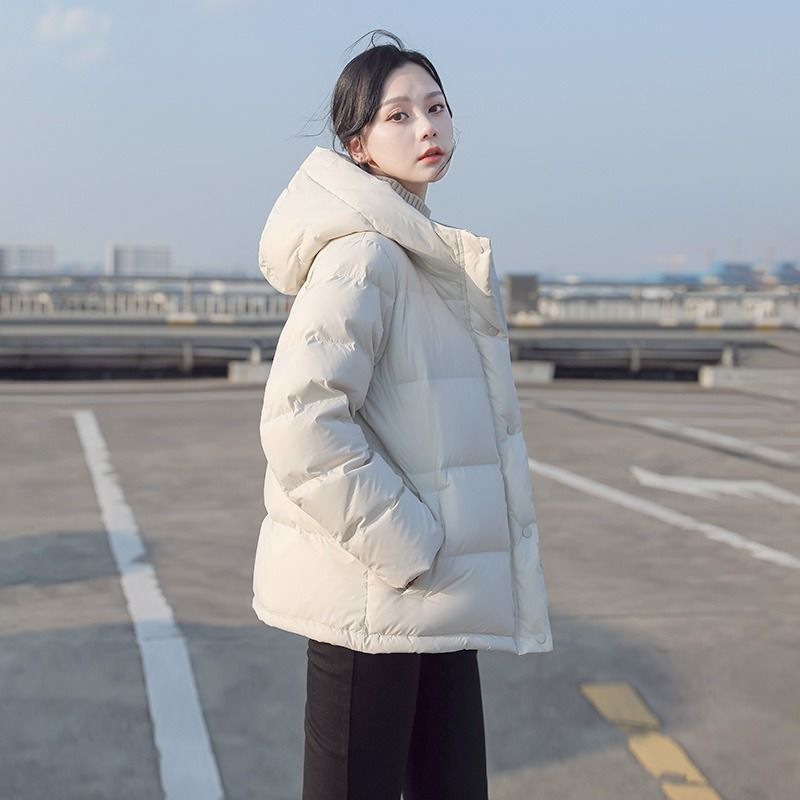 反季2025年新款韩版羽绒棉服女短款冬季加厚小个子面包服棉袄外套|undefined