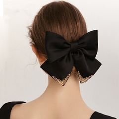 同款復古宮廷風黑色蝴蝶結髮圈後腦勺扎頭髮頭飾女2021年新款