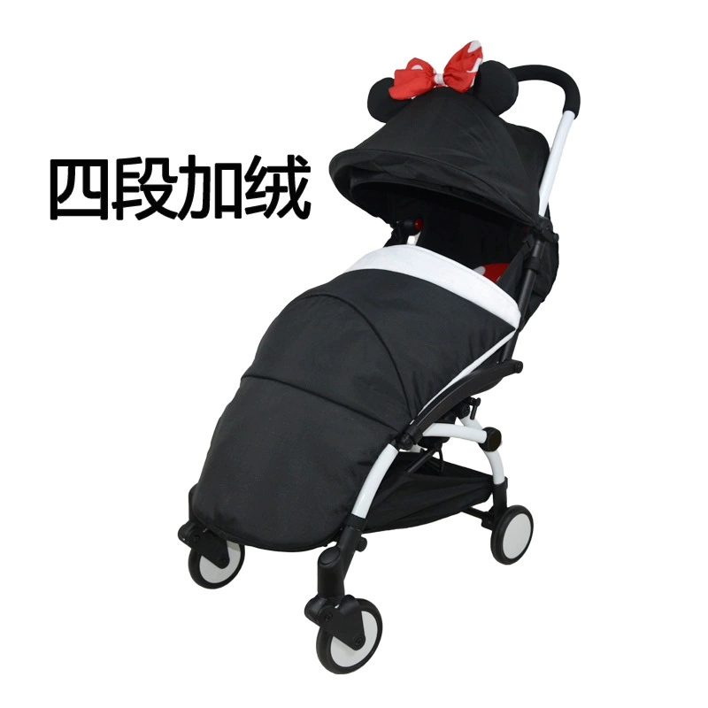 Demi-season stroller, keep warm sleeping bag, children's foot insulation, pillow, universal windproof cover