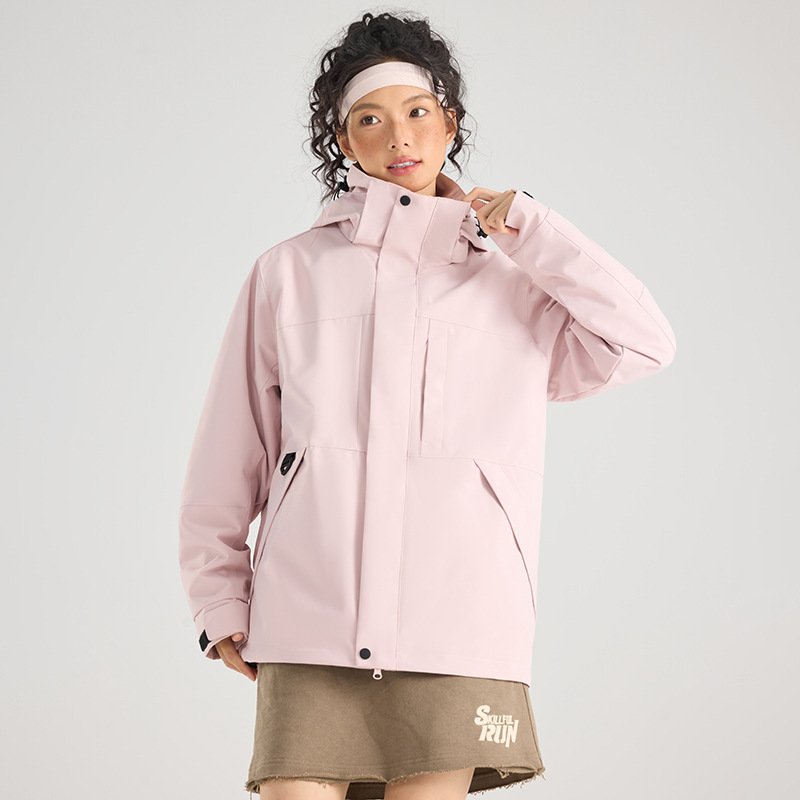 秋冬季冲锋衣防风防水三合一外套可拆卸羽绒内胆登山服定制LOGO字|undefined