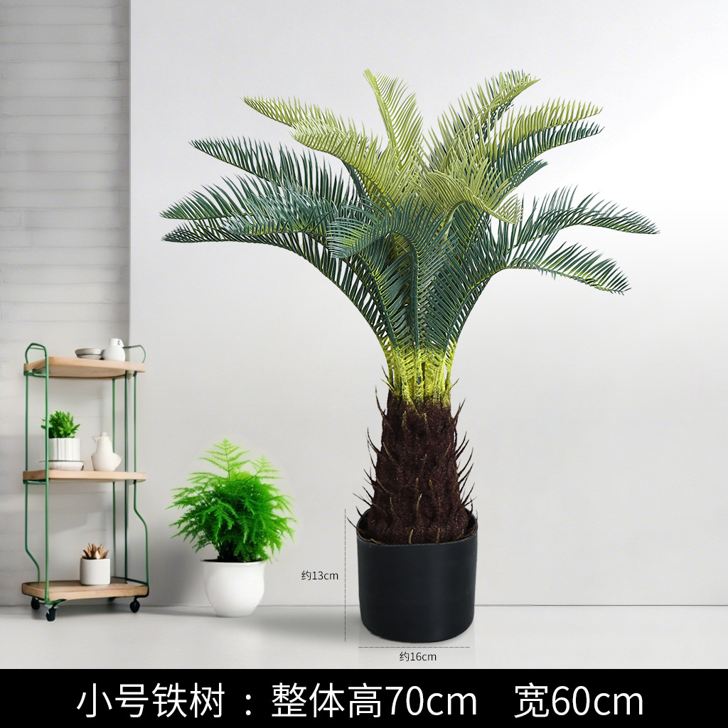 Planta artificial de interior – maceta decorativa con ave del paraíso, árbol viajero y bonsái falso