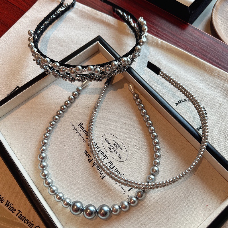 130g Weight Jewelry Headband Hair Accessories Type 1 Piece Quantity Banquet, Party Occasion Rhinestone Material Solid Color Pattern Women's Gender Simple Style, Shiny Style Simple Style Shiny Women's Solid Color Rhinestone Jewelry Headband 5