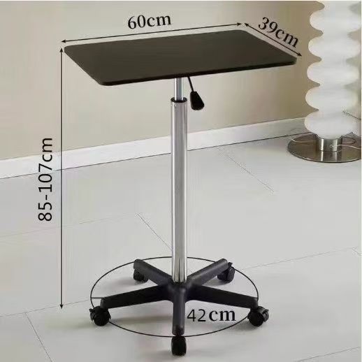 Fabrica directa polea móvil mesa pequeña de pie mesa de trabajo puede elevar pequeña mesa de cama computadora portátil