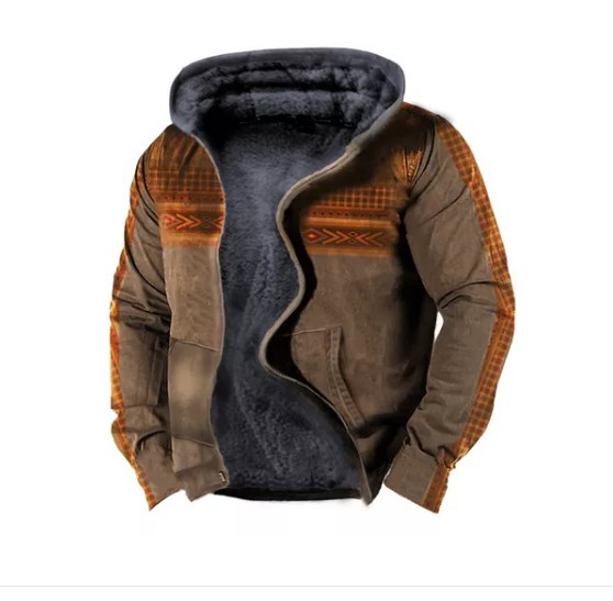 Chaqueta acolchada de algodón de invierno engrosada forrada con forro polar de invierno para hombres de invierno forro de doble capa de terciopelo grueso Abrigo acolchado de algodón cálido chaqueta acolchada de algodón