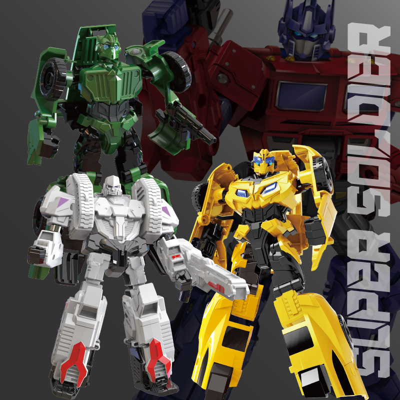 Transformed Bumblebee Toy King Kong 5 Car Optimus Prime Dinosaur Pillar Robot Alloy Genuine Children 4 Boys Hand
