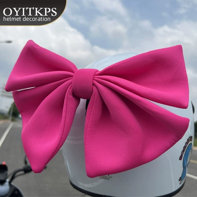 Motorcycle Helmet Quick-Release Style, Motosiklet dəbilqələri - rose-pink-bow