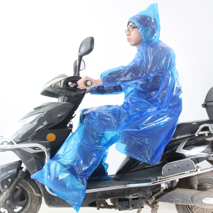 Split raincoat for adults, transparent climbing trousers for swimming, increased thickness