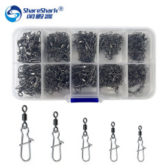 210 pieces high-speed American swivel 8-figure ring + enhanced pin set 8-figure ring connector cross-border