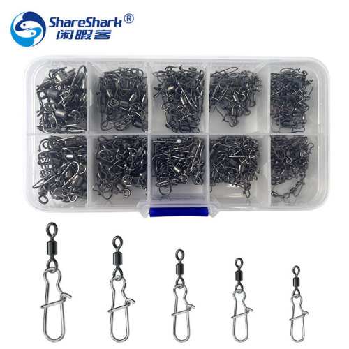 210 pieces high-speed American swivel 8-figure ring + enhanced pin set 8-figure ring connector cross-border