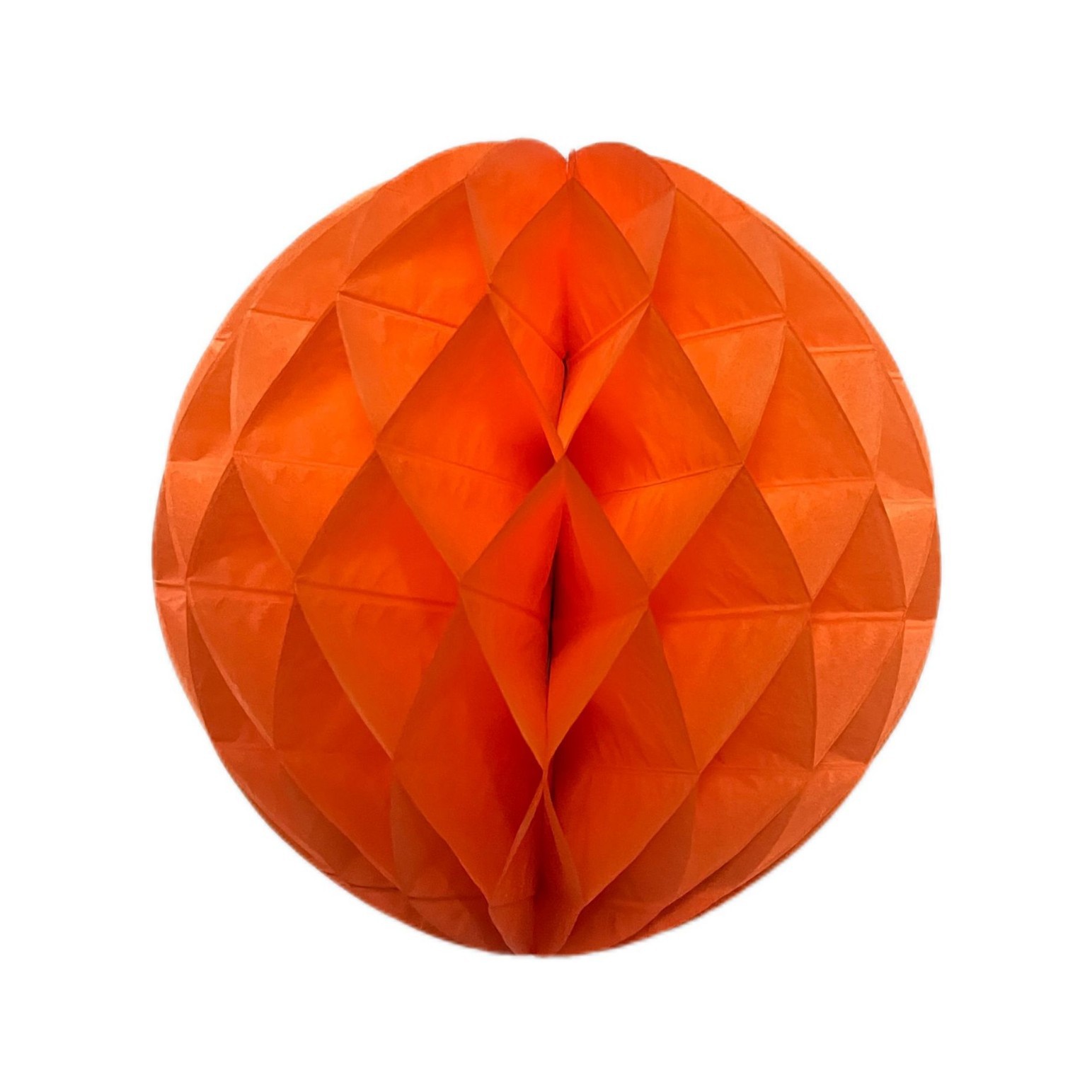 종이 벌집 공 - 주황색