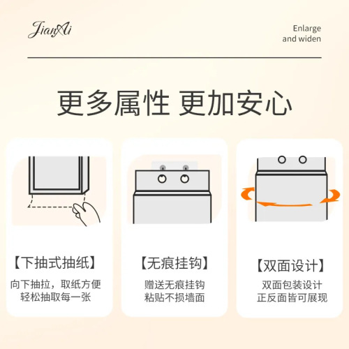 Paper towels for home, large pack hanging toilet paper roll, full box paper towel set, economical bottom pull design bathroom tissue and paper napkin