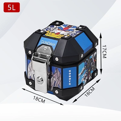 Motorcycle trunk – Electric vehicle mini 581013 - 5l-gundam-sticker-luxurious-interior-lining