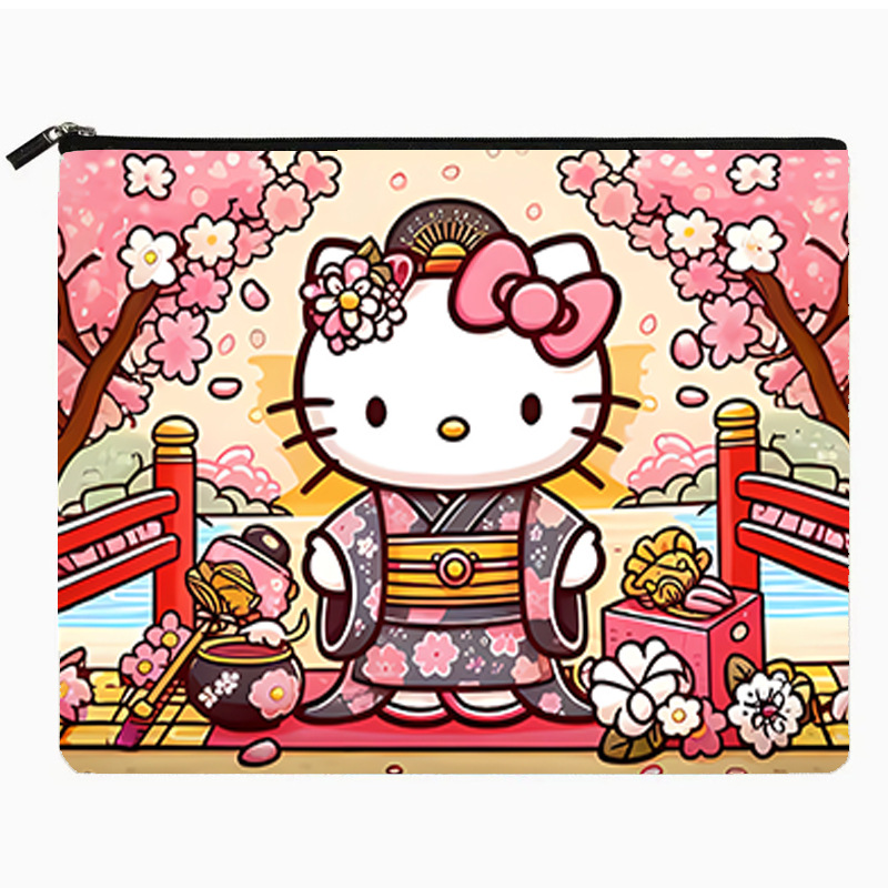 Transfronterizo de Amazon, Sanrio Coolomy Pacha bolsa de lavado de perro lona portátil de doble cara impresión viaje