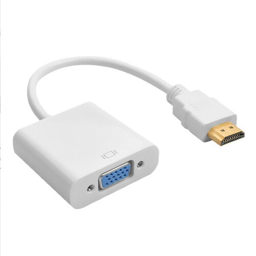 HDMI to VGA Adapter/Cable with Chip for High-Definition 1080p Laptop to VGA Monitor