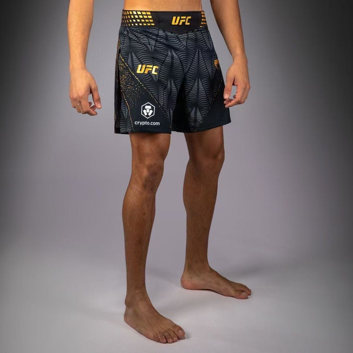 2026 Muay Thai UFC Fighting Boxing Co-branded MMA Sanda Training High-Slit 5-Inch Quick-Dry Sports Shorts