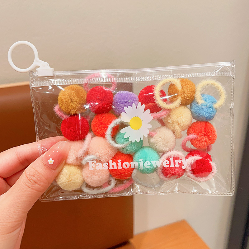 La cuerda linda del pelo del cordón de la Bola de Pelo del caramelo de las muchachas de la banda del pelo de los niños no lastima los accesorios del pelo de la niña del pelo