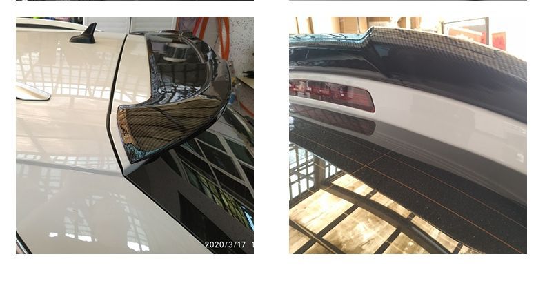 Suitable for Kodiak tail modification, tail pressing, ABS, non-punching, special Kodiak tail paint top wing