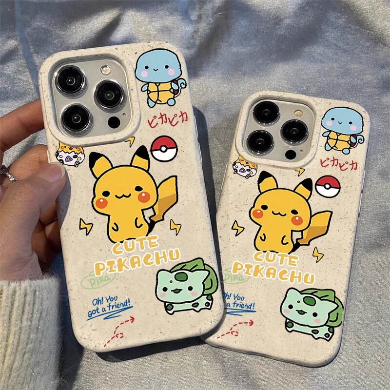 Q version of Pikachu iPhone Apple 16promax phone case 16pro/16plus/16 cartoon 15promax