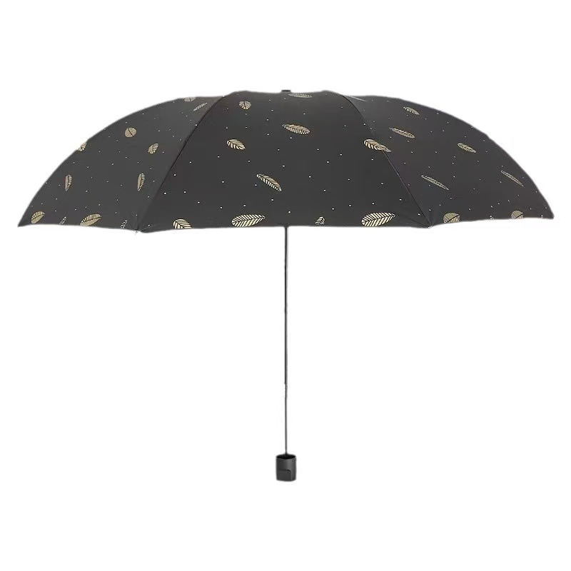 Umbrellas For Students, Portable Folding Sun Protection Umbrellas, Top Quality With Gold Stamping, Suitable For Both Sunny And Rainy Days, Can_voghion.com