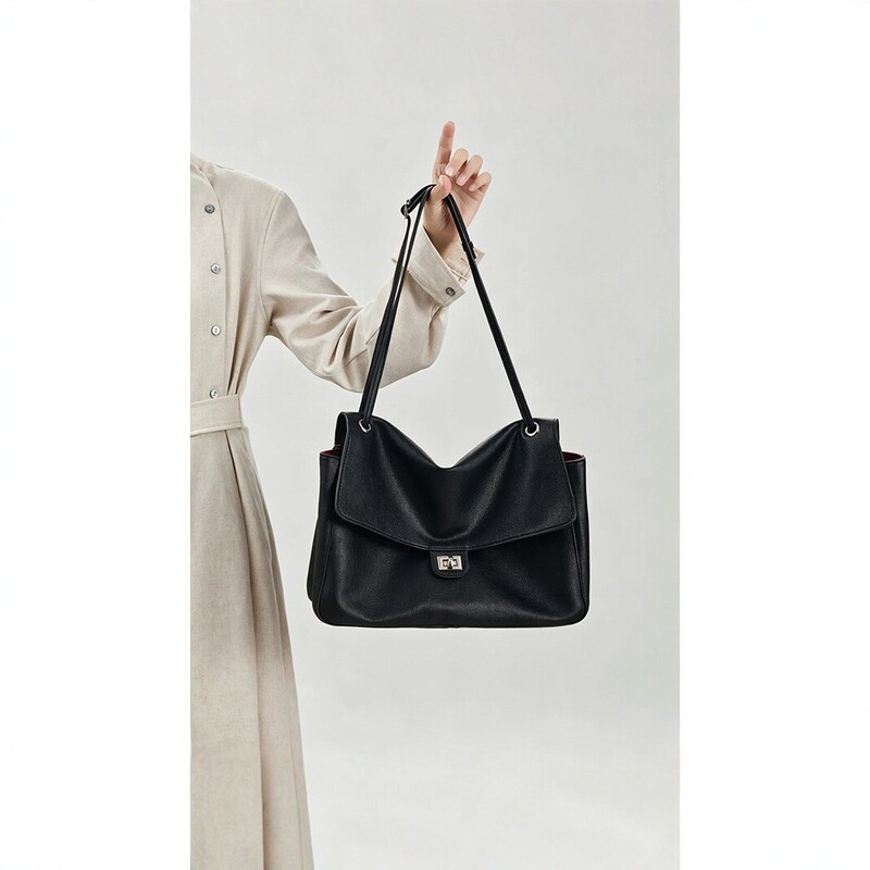 Genuine leather light luxury niche design underarm bag for women, 2026 new model, single shoulder crossbody bag, simple and versatile commuter bag Genuine leather light luxury niche design underarm bag for women, 2026 new model, single shoulder crossbody bag, simple and versatile commuter bag
