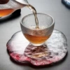 Custom coasters [Transparent Gradient Powder]