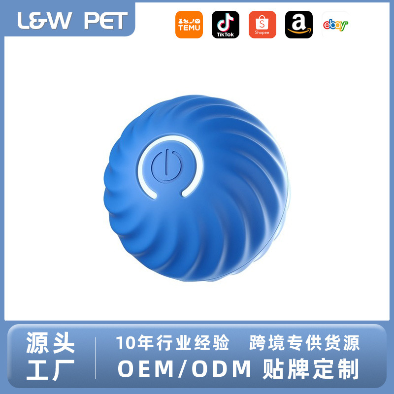 Juguete para Perros con Pelota que Rebota, Venta al por Mayor de Fábrica, Pelota Resistente a Mordeduras, Dispositivo Automático para Molestar a Perros, Juguete para Cachorros para Aliviar el Aburrimiento y el Entretenimiento