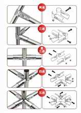 ✅20mm 4分管扣件镀锌管卡扣圆管不锈钢管连接件紧固件大棚配件暖