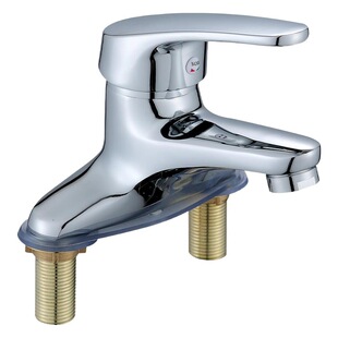 Copper double hole single handle hot and cold basin basin faucet hot and cold faucet basin faucet