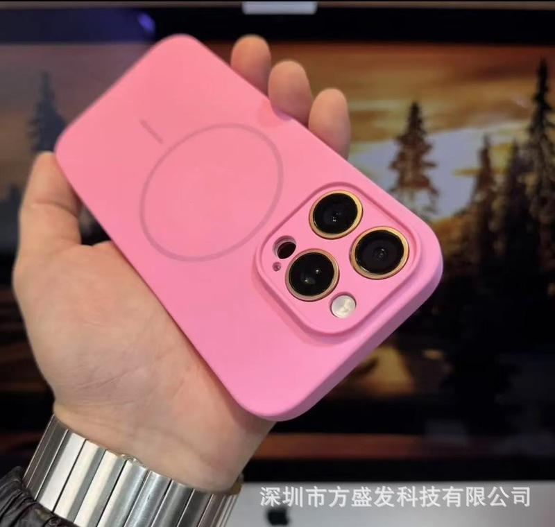 iPhone17用ケース、液体超薄型磁気吸着細いリング付き、AIカメラボタン搭載、Apple 16保護ケース15|undefined